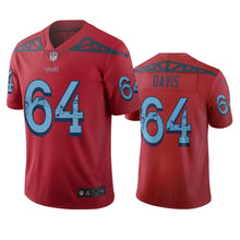 Load image into Gallery viewer, Tennessee Titans Nate Davis Red City Edition Jersey NFL Jersey