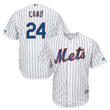 Load image into Gallery viewer, Robinson Cano New York Mets Majestic Home Cool Base Player Jersey – White