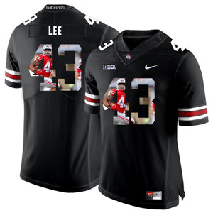 Ohio State Darron Lee 43 Digital Art Black 2 Football Jersey