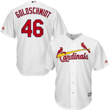 Load image into Gallery viewer, Paul Goldschmidt St. Louis Cardinals Majestic Home Official Cool Base Player Jersey – White
