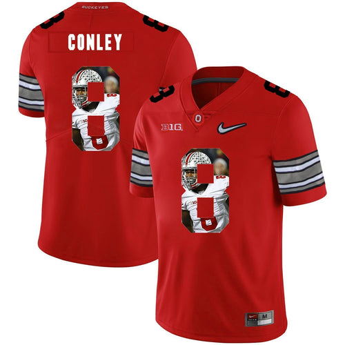 Ohio State Gareon Conley 8 Digital Art Red 1 Football Jersey