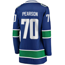 Load image into Gallery viewer, Tanner Pearson Vancouver Canucks  Women's Home Breakaway Player Jersey - Blue NHL Women Jersey