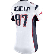 Load image into Gallery viewer, Rob Gronkowski New England Patriots Women's Game Jersey - White