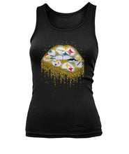 Load image into Gallery viewer, Pittsburgh-Steelers Twinkle Lips Tshirt - Unisex Tank Top