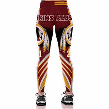 Load image into Gallery viewer, Washington Redskins Slim Fitness 3D Printing Leggings