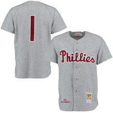 Load image into Gallery viewer, Richie Ashburn 1950 Philadelphia Phillies Mitchell &amp; Ness Throwback Jersey - Gray