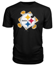 Load image into Gallery viewer, Pittsburgh-Steelers Puzzle Collection T-Shirt 2018 - Guys Tee