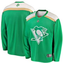 Load image into Gallery viewer, Pittsburgh Penguins 2019 St. Patrick's Day Jersey – Green