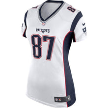 Load image into Gallery viewer, Rob Gronkowski New England Patriots Women's Game Jersey - White
