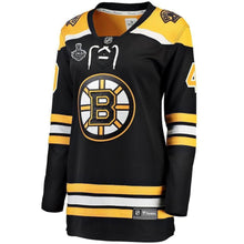 Load image into Gallery viewer, Tuukka Rask Boston Bruins 2019 Stanley Cup Final Bound Women's Home Breakaway Player Jersey - Black