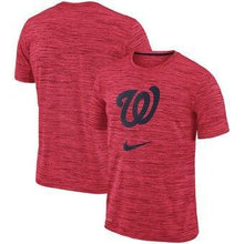 Load image into Gallery viewer, Washington Nationals  Velocity Performance T-Shirt - Red MLB T-shirt