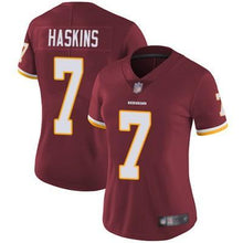 Load image into Gallery viewer, Redskins 7 Dwayne Haskins Burgundy 2019 Nfl Draft Vapor Untouchable Limited Women Jersey NFL Jersey