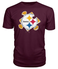 Load image into Gallery viewer, Pittsburgh-Steelers Puzzle Collection T-Shirt 2018 - Guys Tee