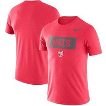 Load image into Gallery viewer, Washington Nationals  Local Phrase Performance T-Shirt - Red MLB T-shirt