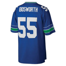 Load image into Gallery viewer, Seattle Seahawks Brian Bosworth Seattle Seahawks Mitchell And Ness Retired Player Legacy Jersey Royal