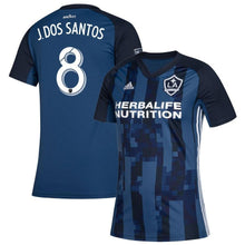 Load image into Gallery viewer, Women's La Galaxy Jonathan Dos Santos Navy 2019 Secondary Player Jersey