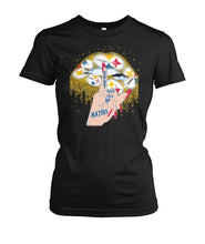 Load image into Gallery viewer, Pittsburgh-Steelers Twinkle Lips Apparel 2018 - Ladies Tee