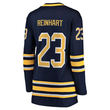Load image into Gallery viewer, Sam Reinhart Buffalo Sabres Women's Home Breakaway Player Jersey - Navy NHL Women Jersey
