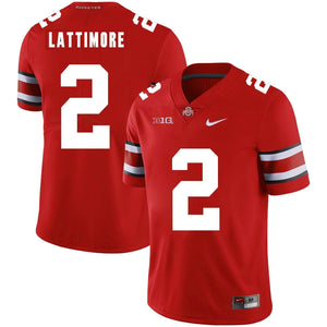 Ohio State Marshon Lattimore 2 Red 2 Football Jersey