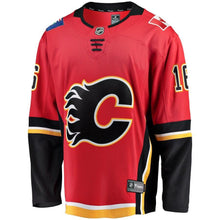 Load image into Gallery viewer, Tobias Rieder Calgary Flames Player Jersey – Red NHL Jersey
