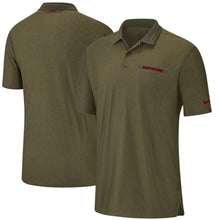 Load image into Gallery viewer, Washington Redskins Nike Salute To Service Sideline Polo - Olive - NFL TShirt