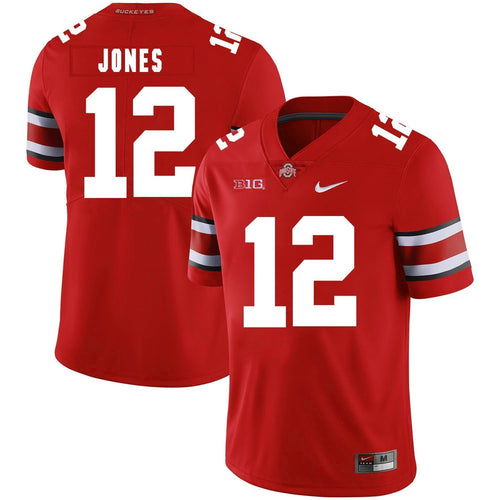 Ohio State Cardale Jones 12 Red 2 Football Jersey