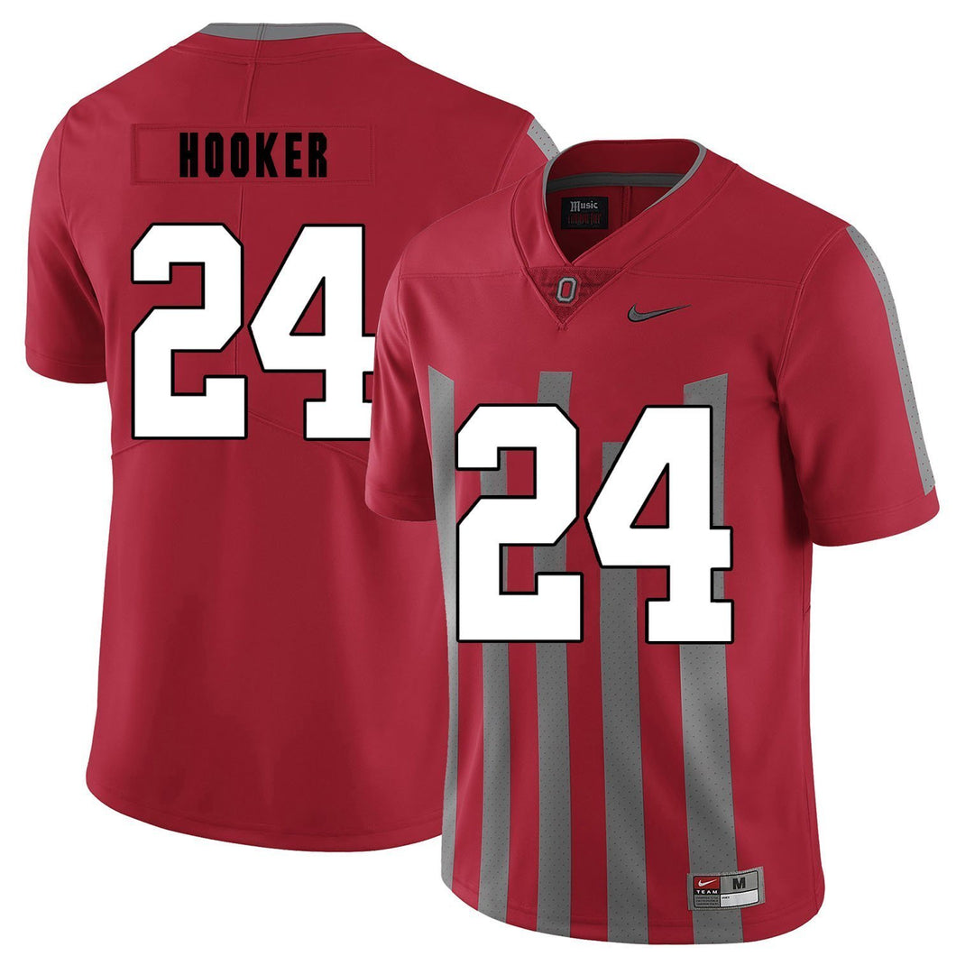 Ohio State Malik Hooker 24 Red 1 Football Jersey