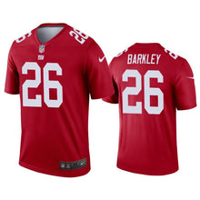 Load image into Gallery viewer, Saquon Barkley Giants Inverted Legend Red Men Jersey - NFL Jersey