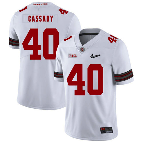 Ohio State Howard Cassady 40 White Football Jersey