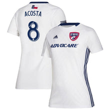 Load image into Gallery viewer, Women's Fc Dallas Bryan Acosta White 2019 Secondary Player Jersey