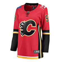 Load image into Gallery viewer, Oliver Kylington Calgary Flames Women's Home Breakaway Player Jersey - Red NHL Women Jersey