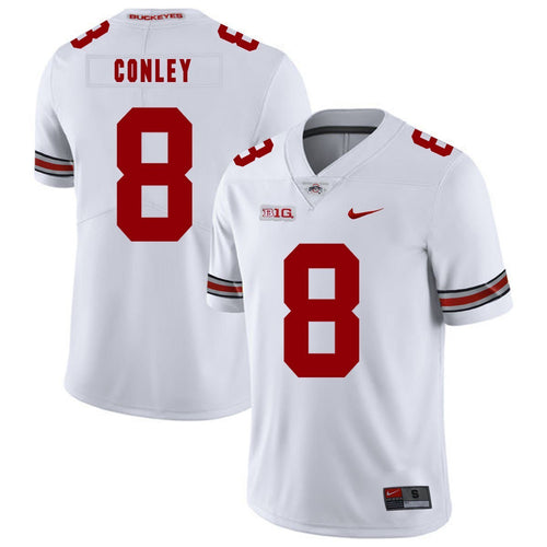 Ohio State Gareon Conley 8 White Football Jersey