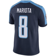 Load image into Gallery viewer, Tennessee Titans Marcus Mariota Tennessee Titans Vapor Untouchable Limited Player Jersey Navy