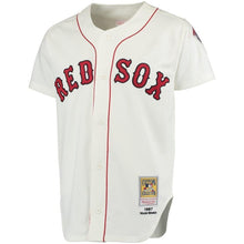 Load image into Gallery viewer, Wade Boggs Boston Red Sox Mitchell &amp; Ness Cooperstown Collection Throwback Replica Jersey - White