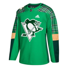 Load image into Gallery viewer, Pittsburgh Penguins St. Patrick's Day Practice Jersey – Green