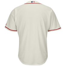 Load image into Gallery viewer, St Louis Cardinals St Louis Cardinals Majestic Big And Tall Cool Base Team Jersey Cream