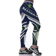 Load image into Gallery viewer, Seattle Sehawks Slim Fitness 3D Printing Leggings