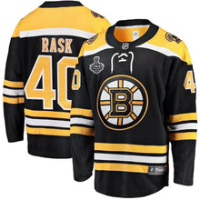 Load image into Gallery viewer, Tuukka Rask Boston Bruins 2019 Stanley Cup Final Bound  Youth Home Breakaway Player Jersey - Black