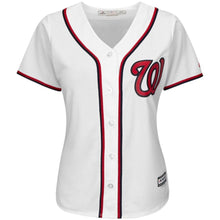 Load image into Gallery viewer, Washington Nationals Majestic Women's Plus Size Home Cool Base Team Jersey - White MLB Women Jersey