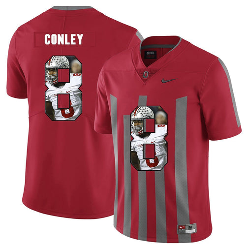 Ohio State Gareon Conley 8 Digital Art Red 2 Football Jersey