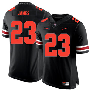 Ohio State Lebron James 23  Black 1 Football Jersey