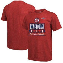 Load image into Gallery viewer, Washington Nationals Majestic Threads 2019 World Series Bound Hometown T-Shirt - Red MLB T-shirt