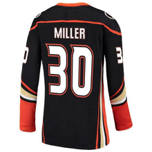 Load image into Gallery viewer, Ryan Miller Anaheim Ducks  Women's Breakaway Jersey - Black NHL Women Jersey