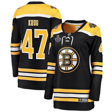 Load image into Gallery viewer, Torey Krug Boston Bruins 2019 Stanley Cup Final Bound Women's Breakaway Player Jersey - Black