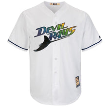 Load image into Gallery viewer, Tampa Bay Rays Tampa Bay Rays Majestic Turn Back The Clock Home Cooperstown Collection Cool Base Team Jersey