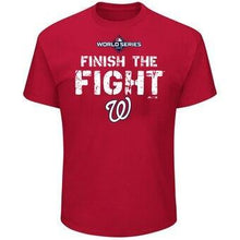 Load image into Gallery viewer, Washington Nationals Majestic 2019 World Series Bound Big &amp; Tall Authentic Collection T-Shirt - Red MLB T-shirt