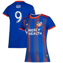 Load image into Gallery viewer, Women's Fc Cincinnati Fanendo Adi Blue 2019 Primary Player Jersey
