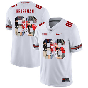 Ohio State Jeff Heuerman 86 Digital Art White 2 Football Jersey