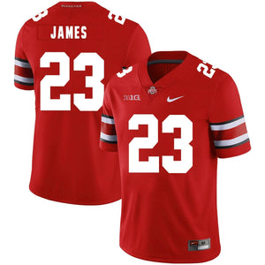 Ohio State Lebron James 23 Red 2 Football Jersey