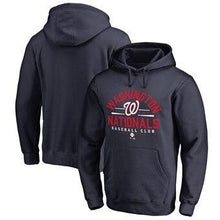 Load image into Gallery viewer, Washington Nationals  Hometown Collection Nats Lockup Pullover Hoodie - Navy MLB Pullover Hoodie